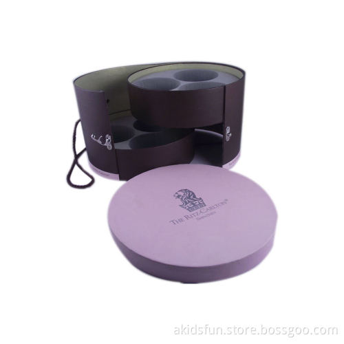Ronud Box with Metal Clip